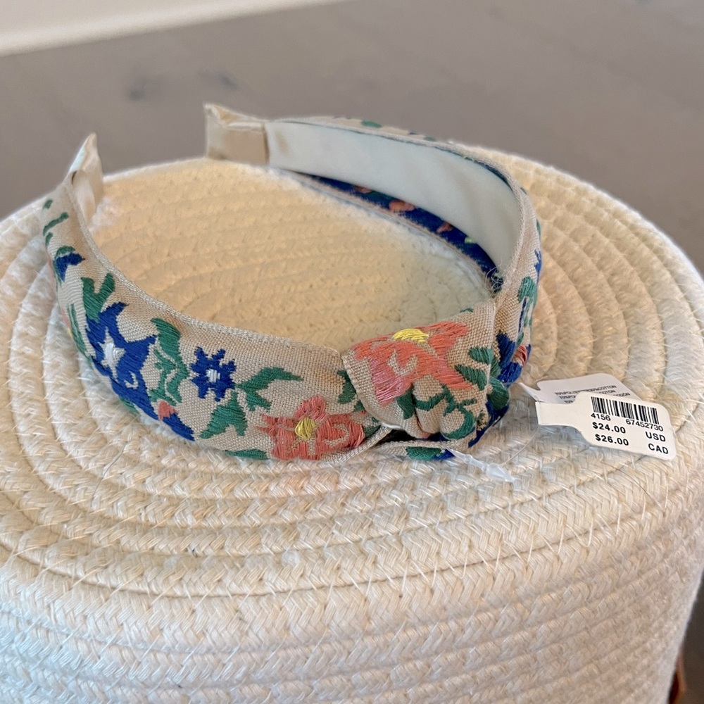 Anthropologie Headband, Florel Headband, Anthro Headband